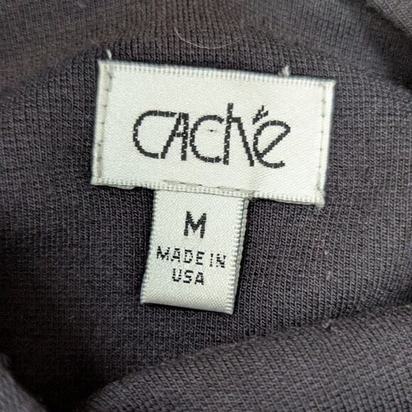 Y2K Cache Sleeveless Jersey Knit Sheath Dress with Cutouts Black Size M - Picture 4 of 14